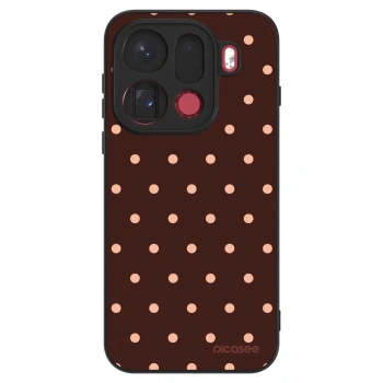 Hülle für OPPO Find X9 Pro - Peach Dots & Chocolate