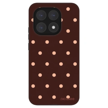 Hülle für Xiaomi 15T - Peach Dots & Chocolate