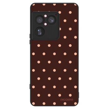Hülle für Sony Xperia 1 VIII 5G - Peach Dots & Chocolate