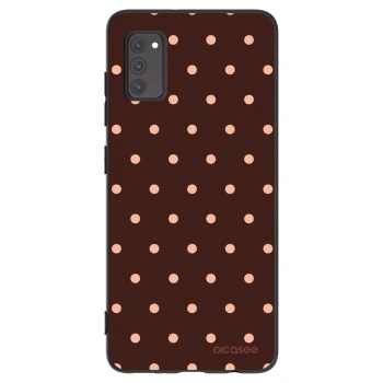 Hülle für Samsung Galaxy A41 A415F - Peach Dots & Chocolate