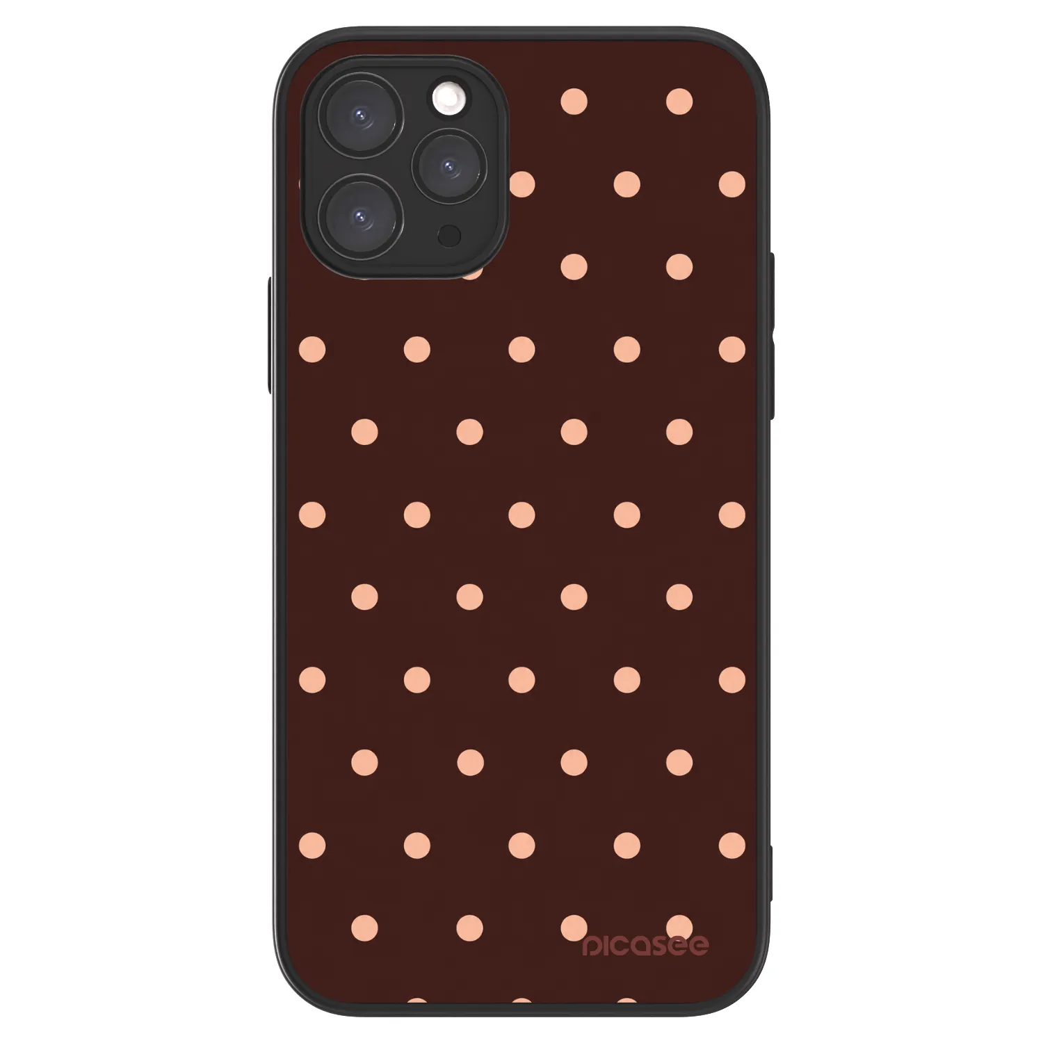Picasee ULTIMATE CASE für Apple iPhone 11 Pro - Peach Dots & Chocolate