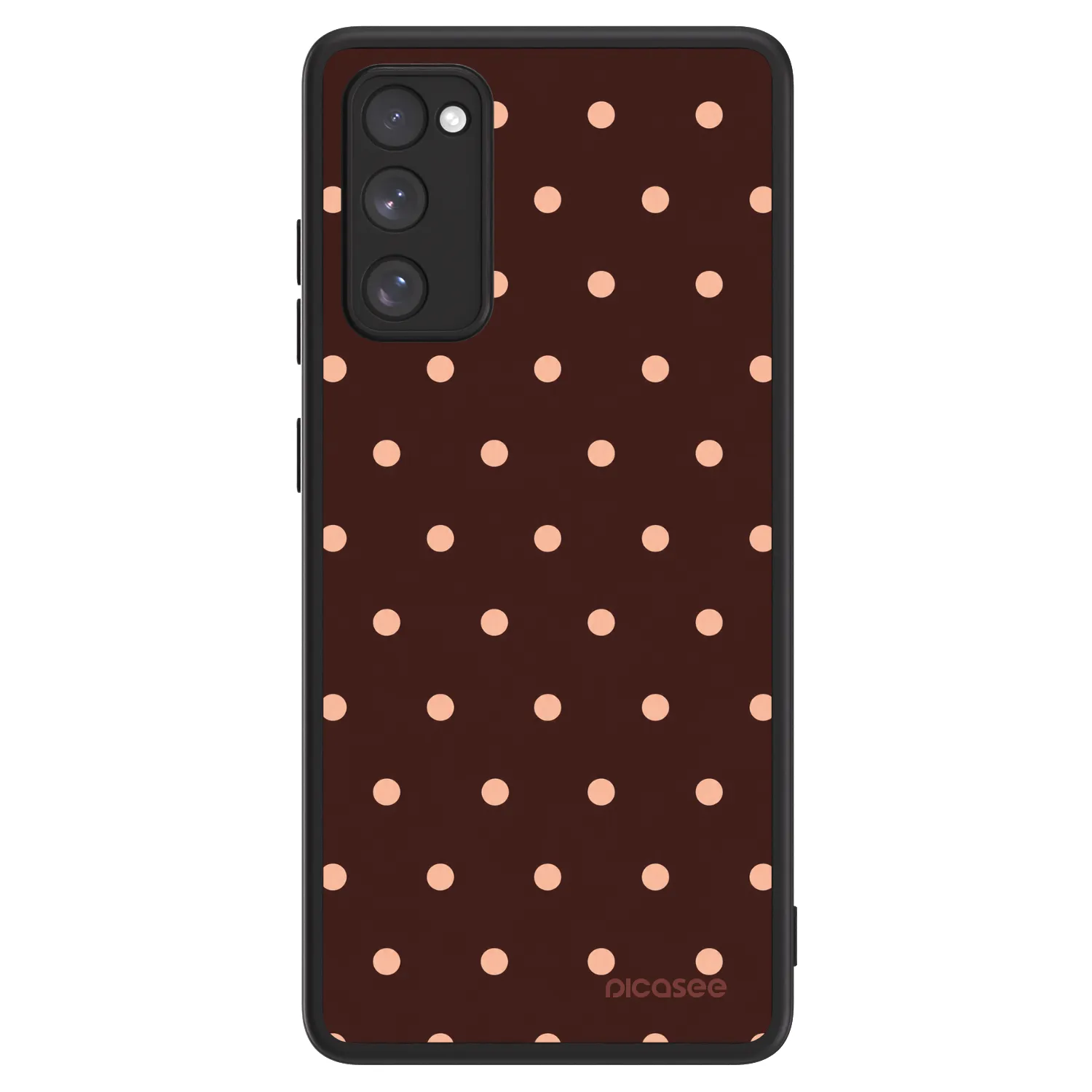 Picasee ULTIMATE CASE für Samsung Galaxy S20 FE - Peach Dots & Chocolate