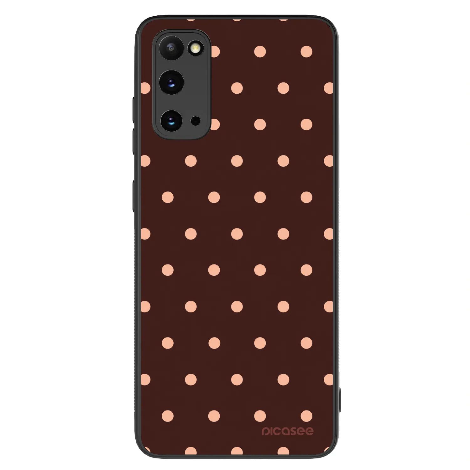 Picasee ULTIMATE CASE für Samsung Galaxy S20 G980F - Peach Dots & Chocolate