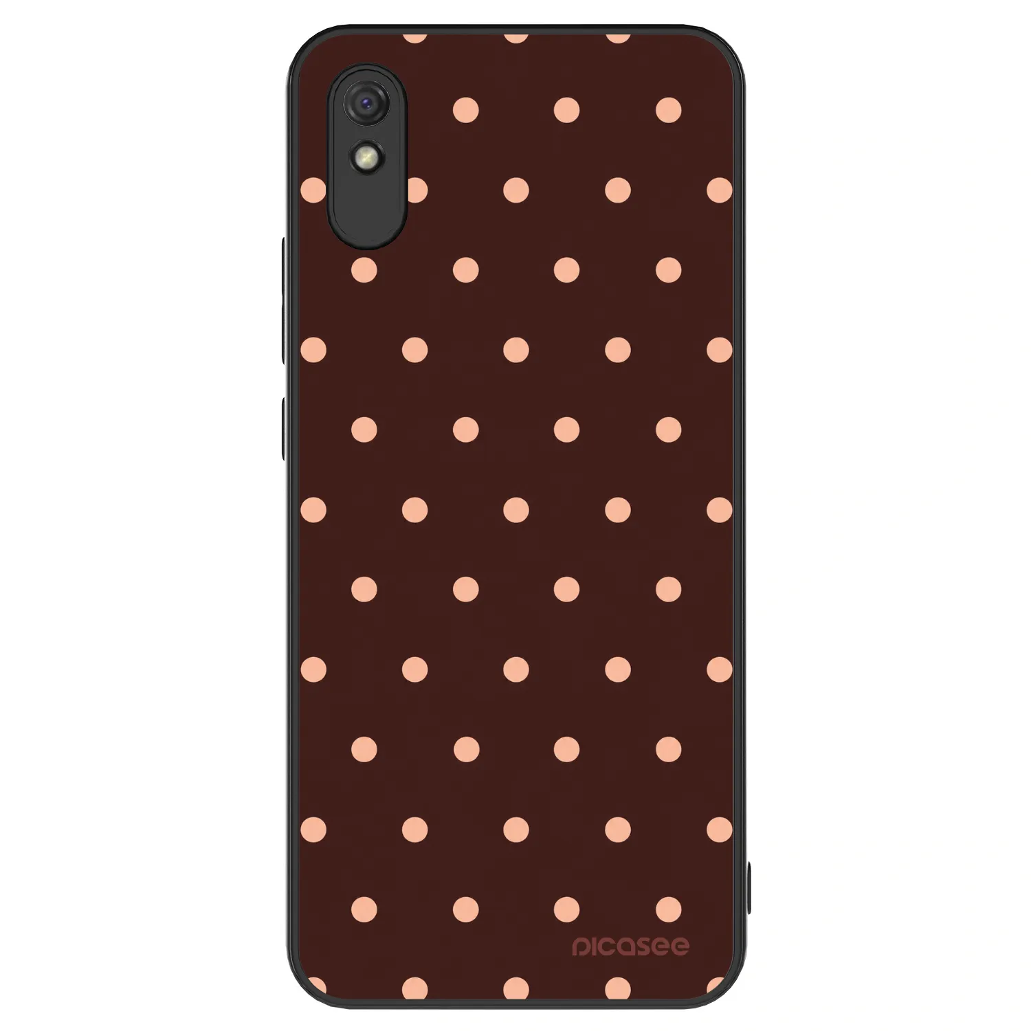 Picasee ULTIMATE CASE für Xiaomi Redmi 9A - Peach Dots & Chocolate