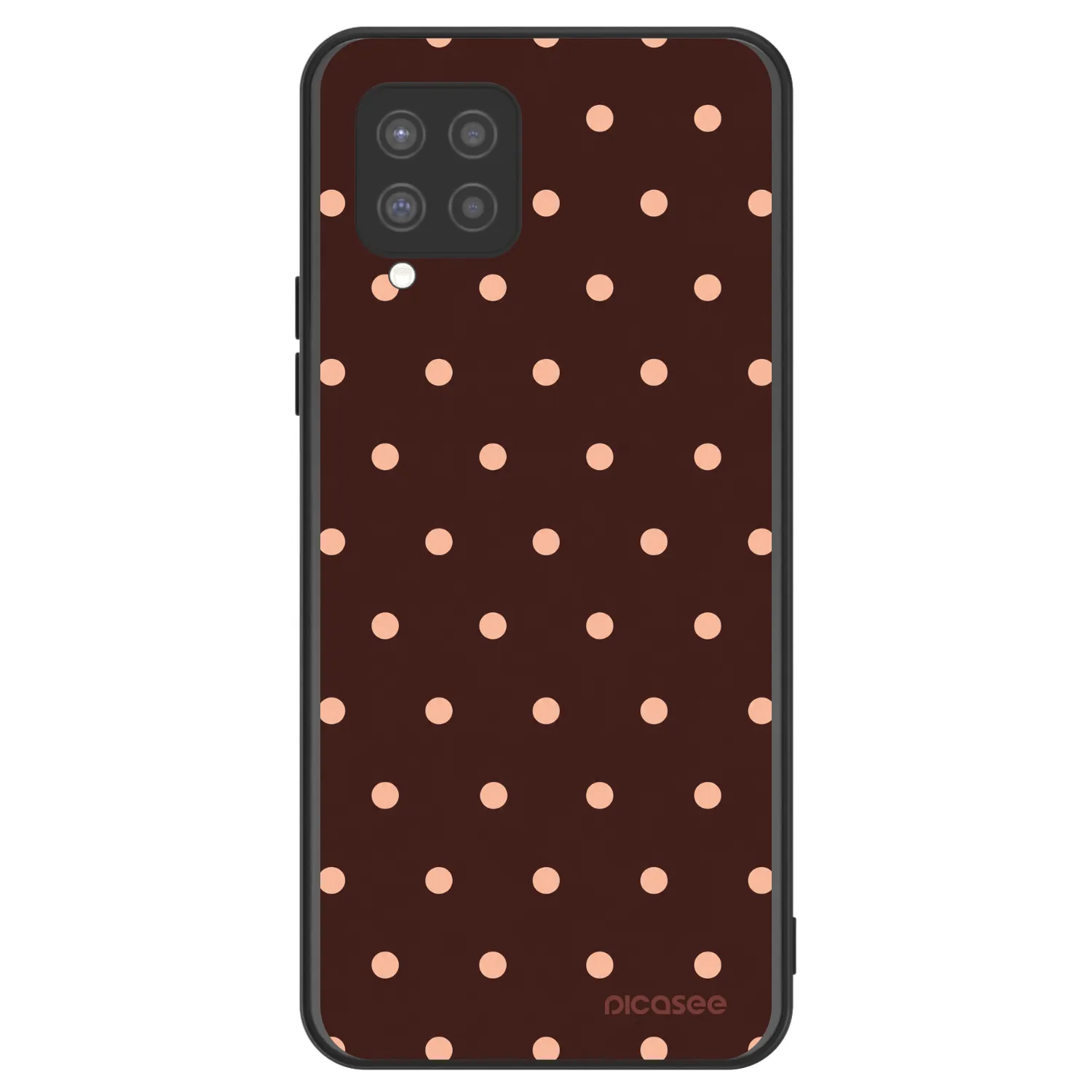 Picasee ULTIMATE CASE für Samsung Galaxy A42 A426B - Peach Dots & Chocolate