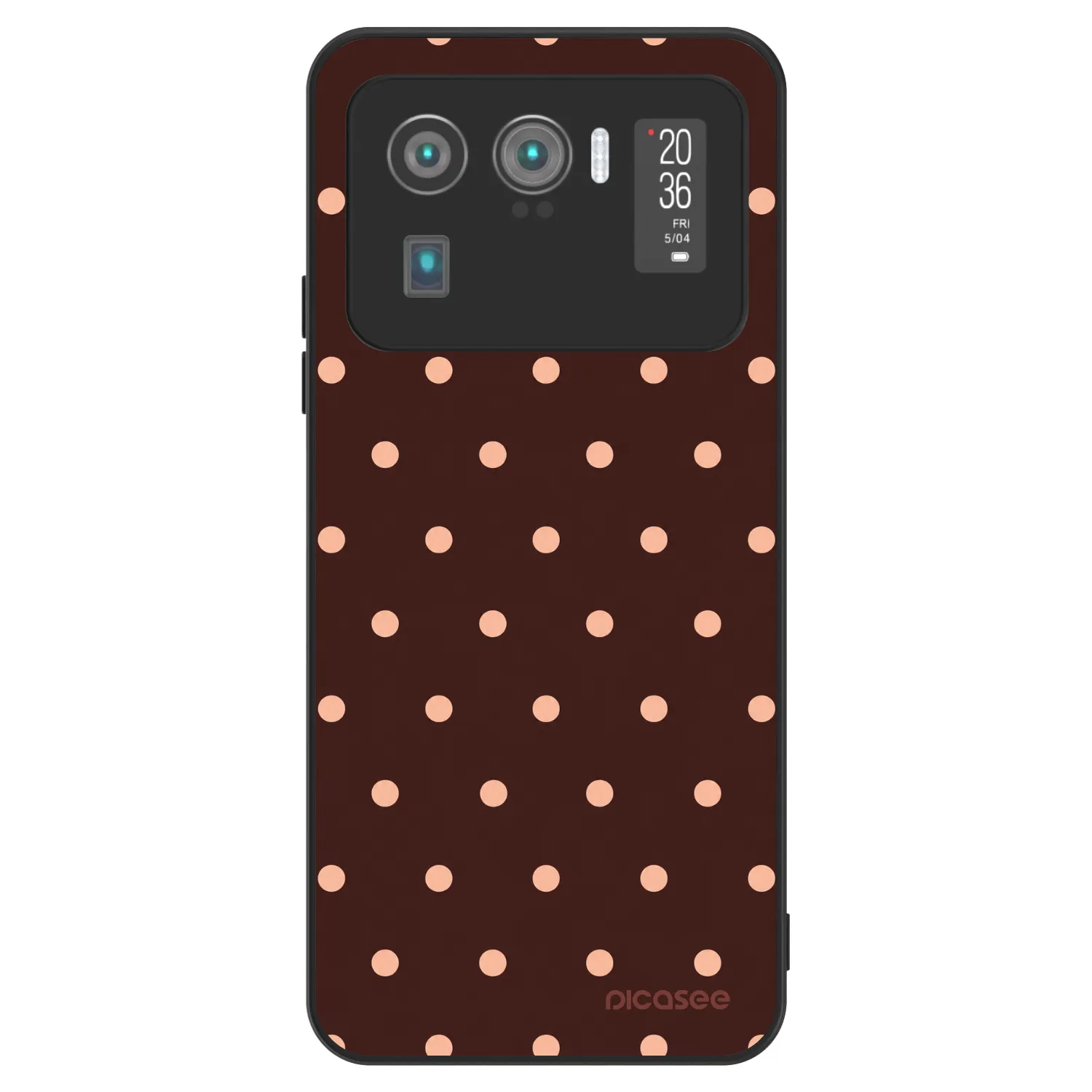 Picasee ULTIMATE CASE für Xiaomi Mi 11 Ultra - Peach Dots & Chocolate