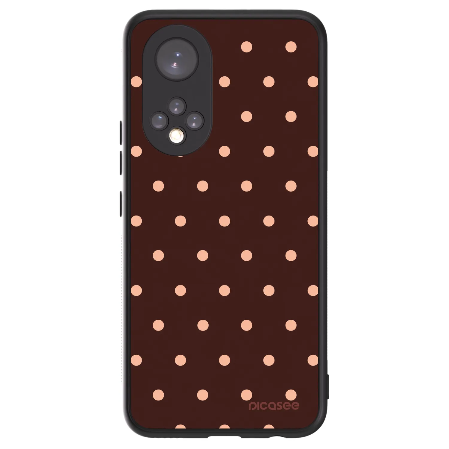 Picasee ULTIMATE CASE für Honor 50 5G - Peach Dots & Chocolate