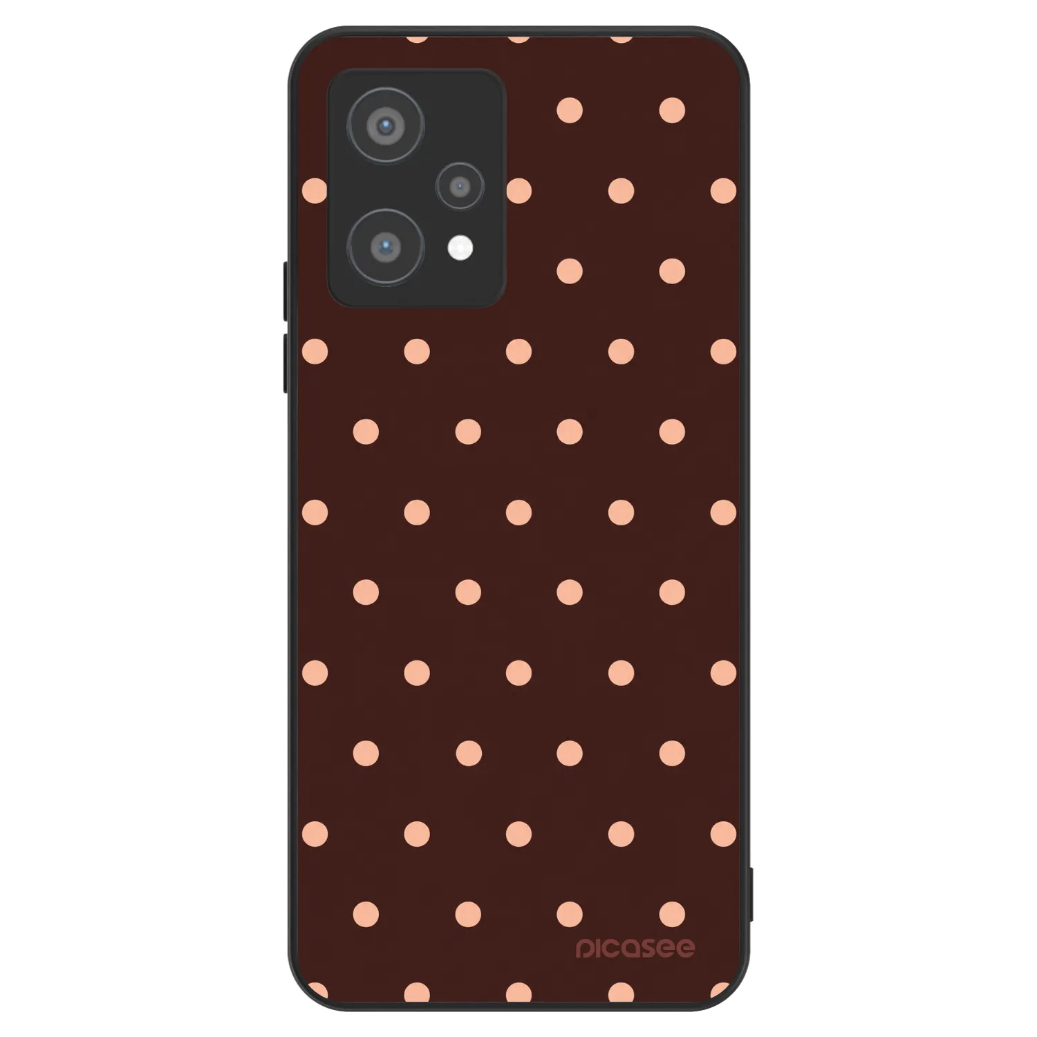 Picasee ULTIMATE CASE für Realme 9 Pro 5G - Peach Dots & Chocolate