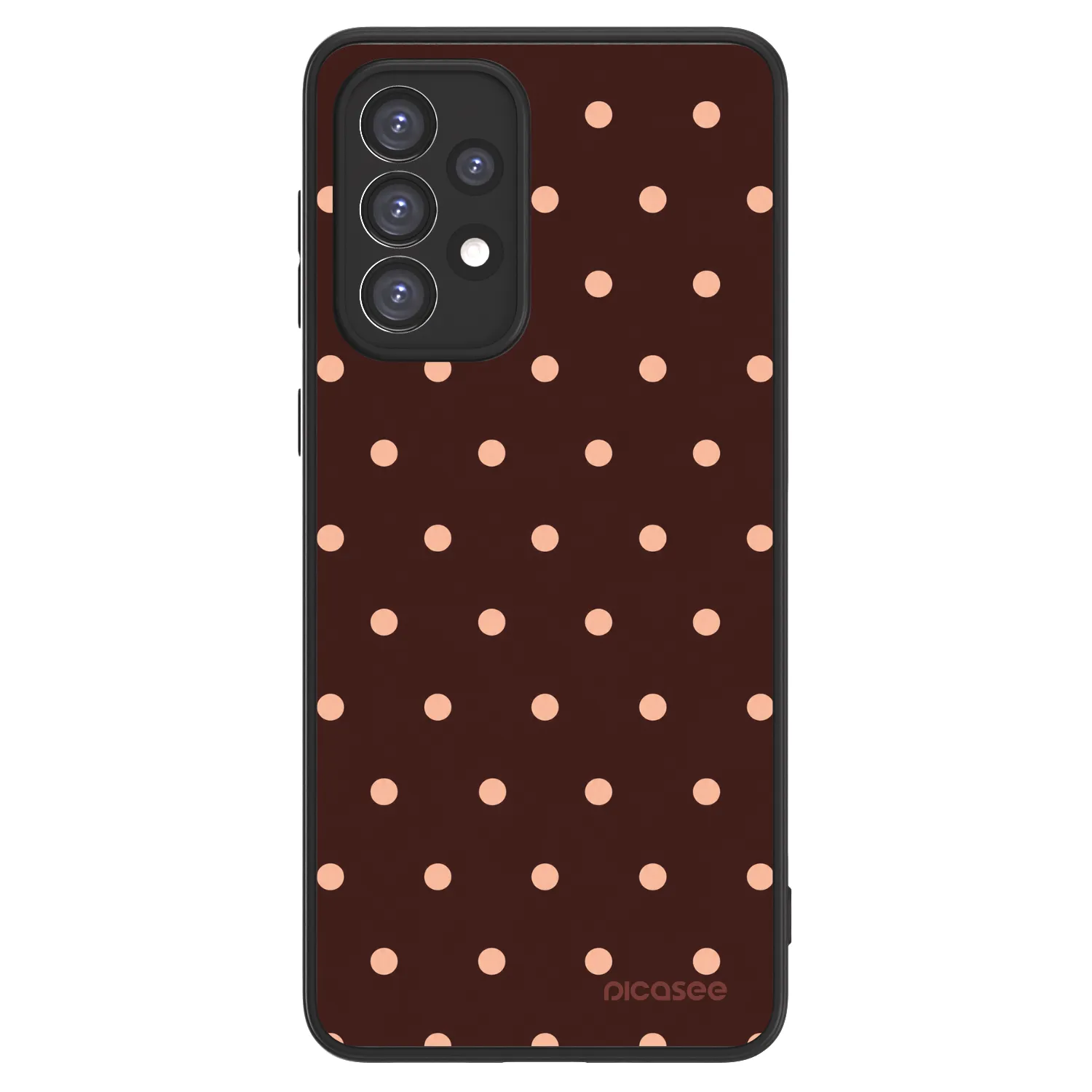 Picasee ULTIMATE CASE für Samsung Galaxy A33 5G A336 - Peach Dots & Chocolate