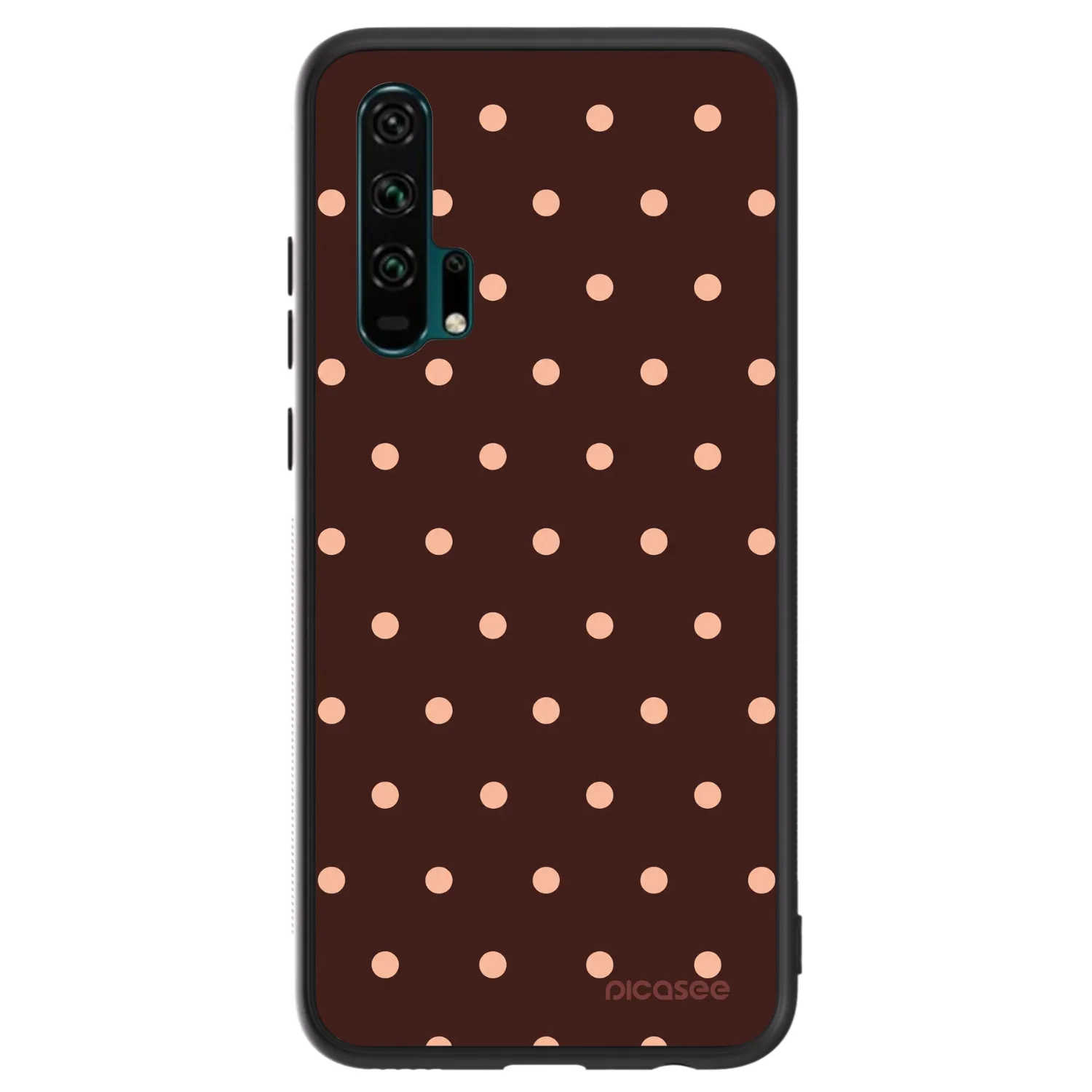 Picasee ULTIMATE CASE für Honor 20 Pro - Peach Dots & Chocolate