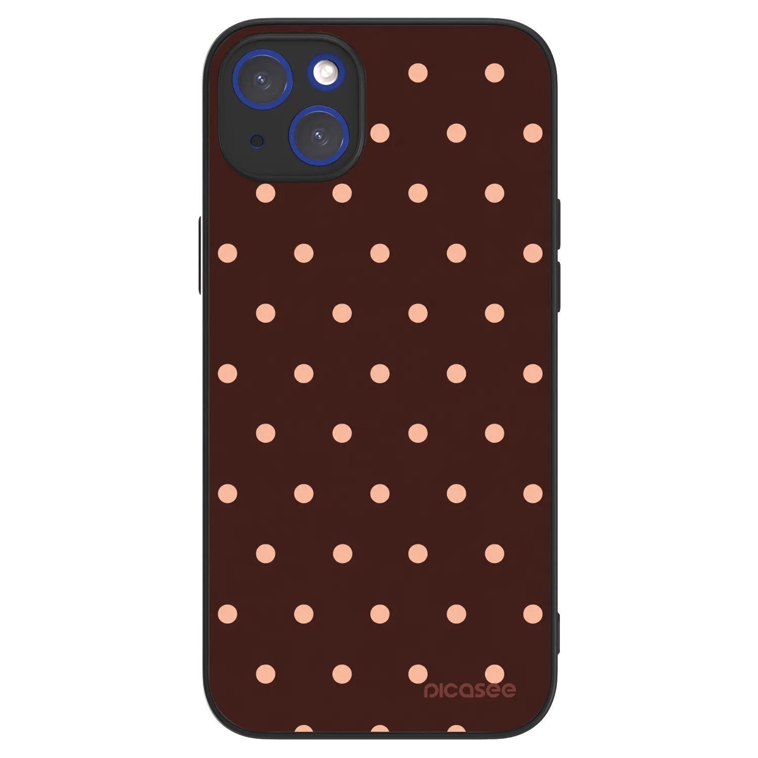 Picasee ULTIMATE CASE für Apple iPhone 14 Plus - Peach Dots & Chocolate