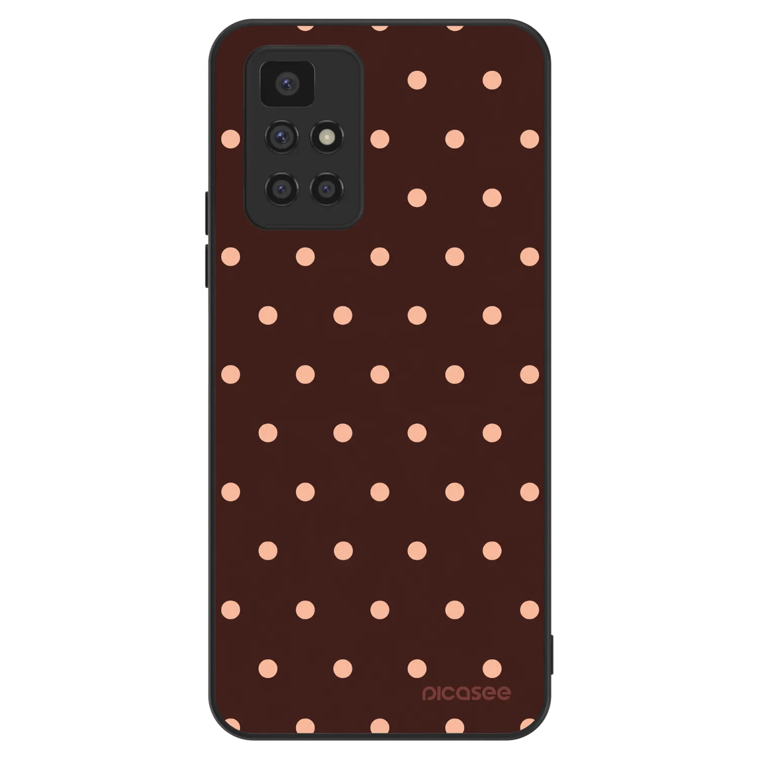 Picasee ULTIMATE CASE für Xiaomi Redmi 10 (2022) - Peach Dots & Chocolate