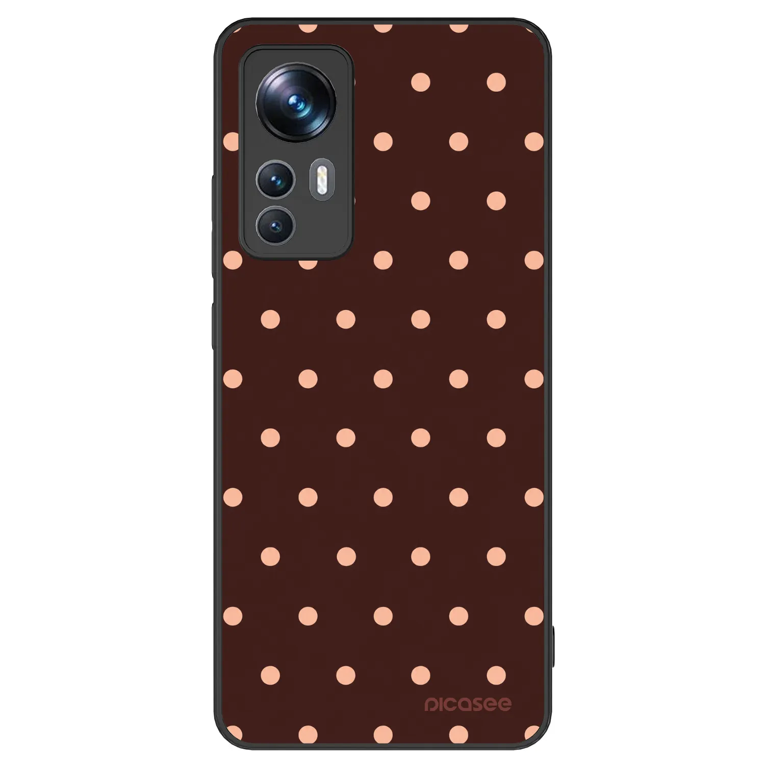 Picasee ULTIMATE CASE für Xiaomi 12T - Peach Dots & Chocolate
