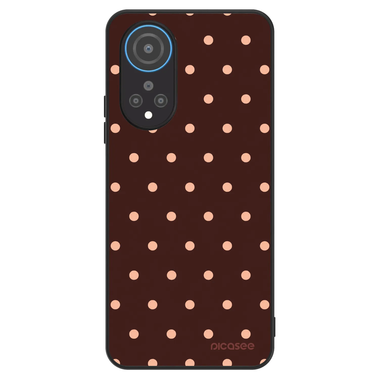 Picasee ULTIMATE CASE für Honor X7 - Peach Dots & Chocolate