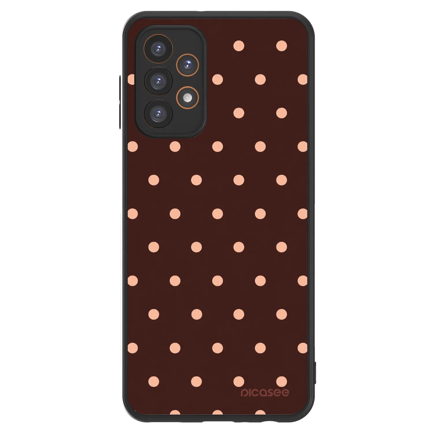 Picasee ULTIMATE CASE für Samsung Galaxy A23 A236B 5G - Peach Dots & Chocolate