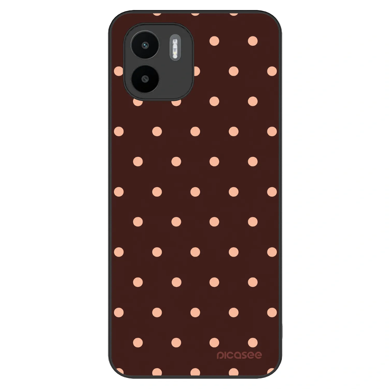 Picasee ULTIMATE CASE für Xiaomi Redmi A1 - Peach Dots & Chocolate