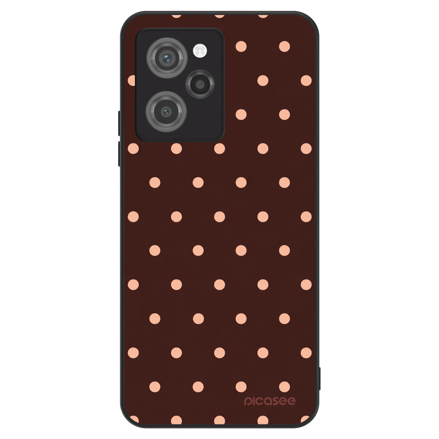 Picasee ULTIMATE CASE für Xiaomi Poco X5 Pro - Peach Dots & Chocolate