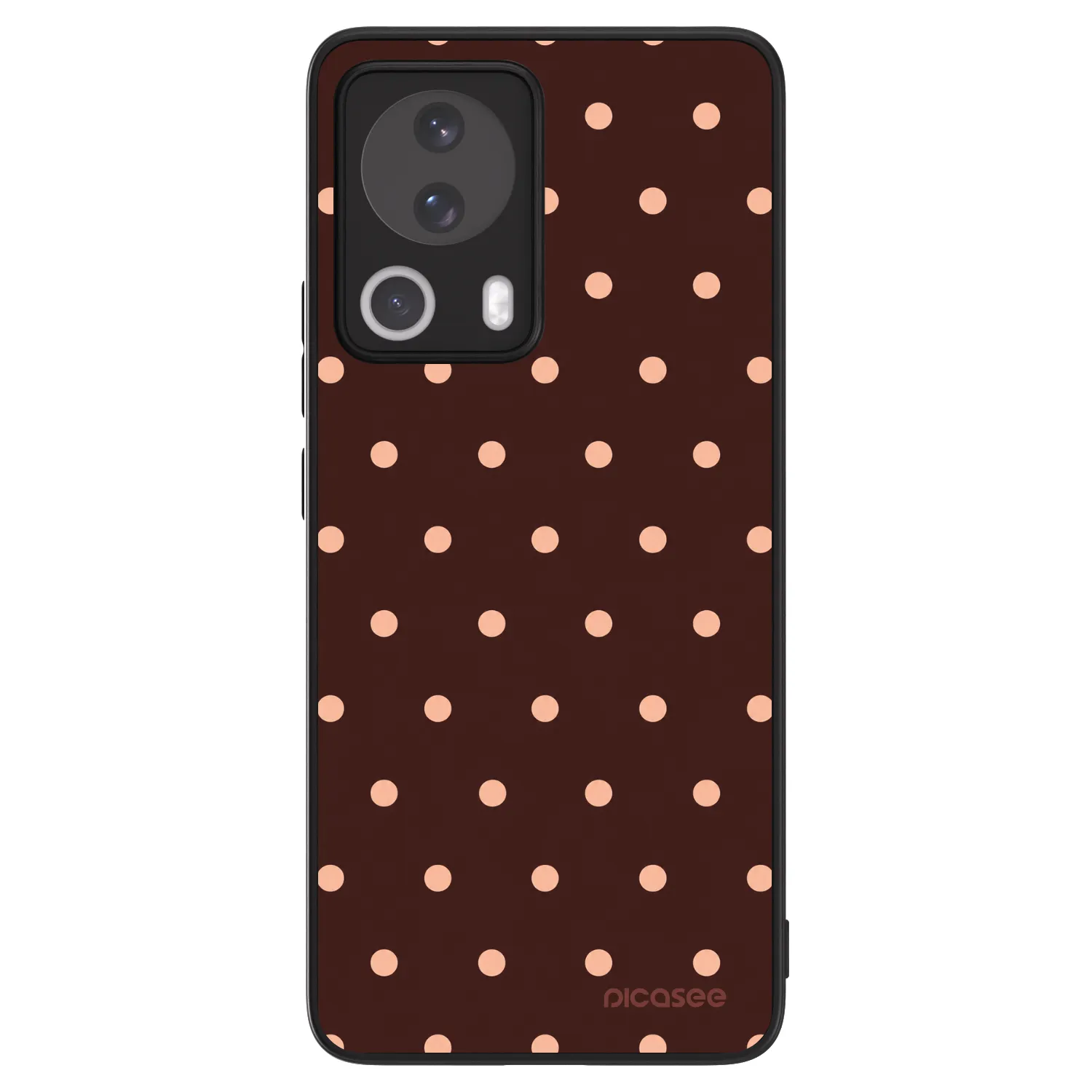Picasee ULTIMATE CASE für Xiaomi 13 Lite - Peach Dots & Chocolate