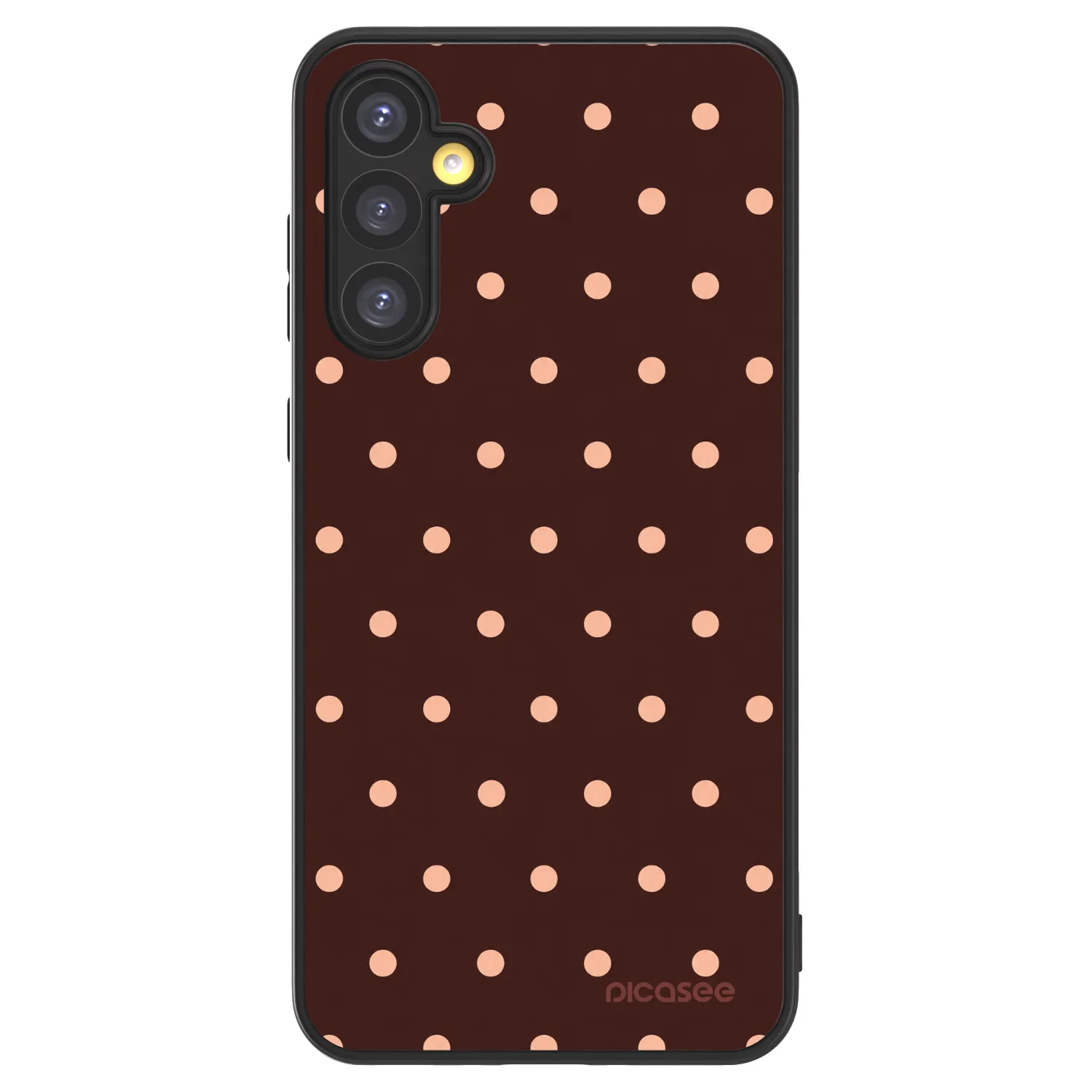 Picasee ULTIMATE CASE für Samsung Galaxy A34 5G A346B - Peach Dots & Chocolate