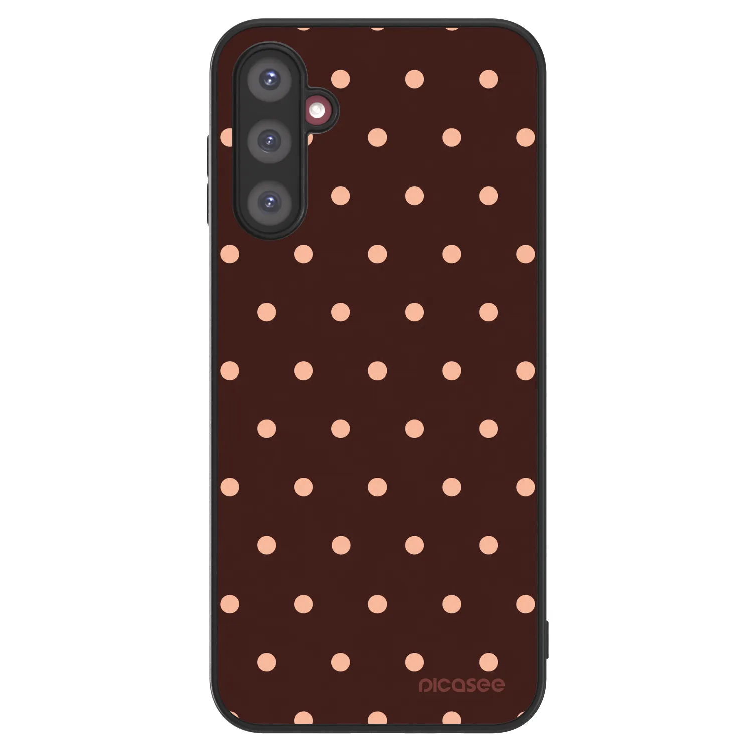 Picasee ULTIMATE CASE für Samsung Galaxy A14 4G A145R - Peach Dots & Chocolate