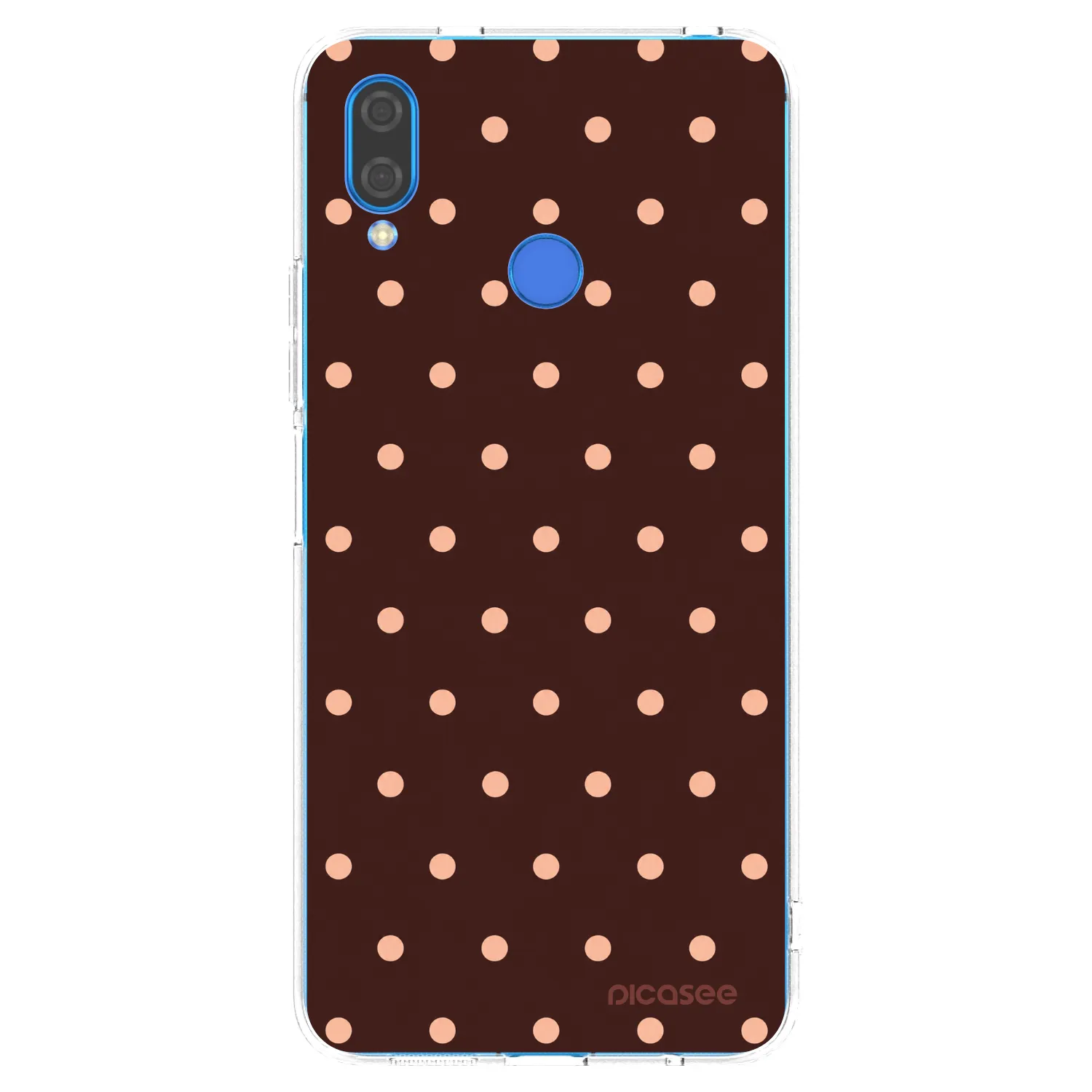 Picasee Huawei Nova 3i Hülle - Transparentes Silikon - Peach Dots & Chocolate