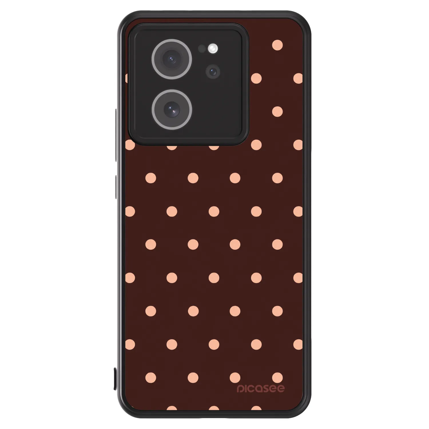 Picasee ULTIMATE CASE für Xiaomi 13T Pro - Peach Dots & Chocolate
