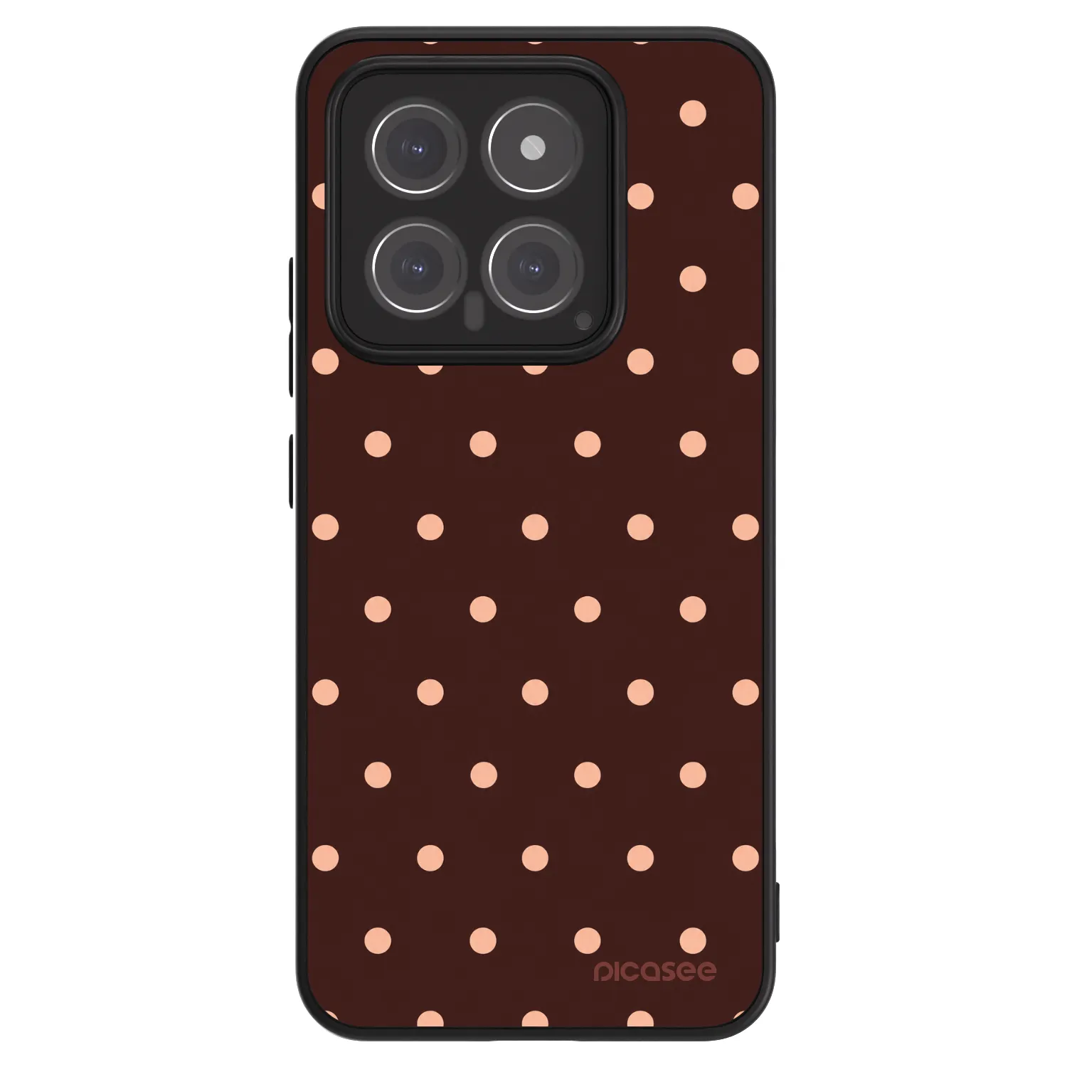 Picasee ULTIMATE CASE für Xiaomi 14 - Peach Dots & Chocolate
