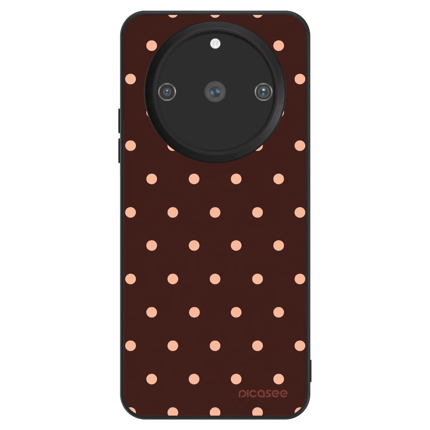 Picasee ULTIMATE CASE für Realme 11 Pro+ - Peach Dots & Chocolate