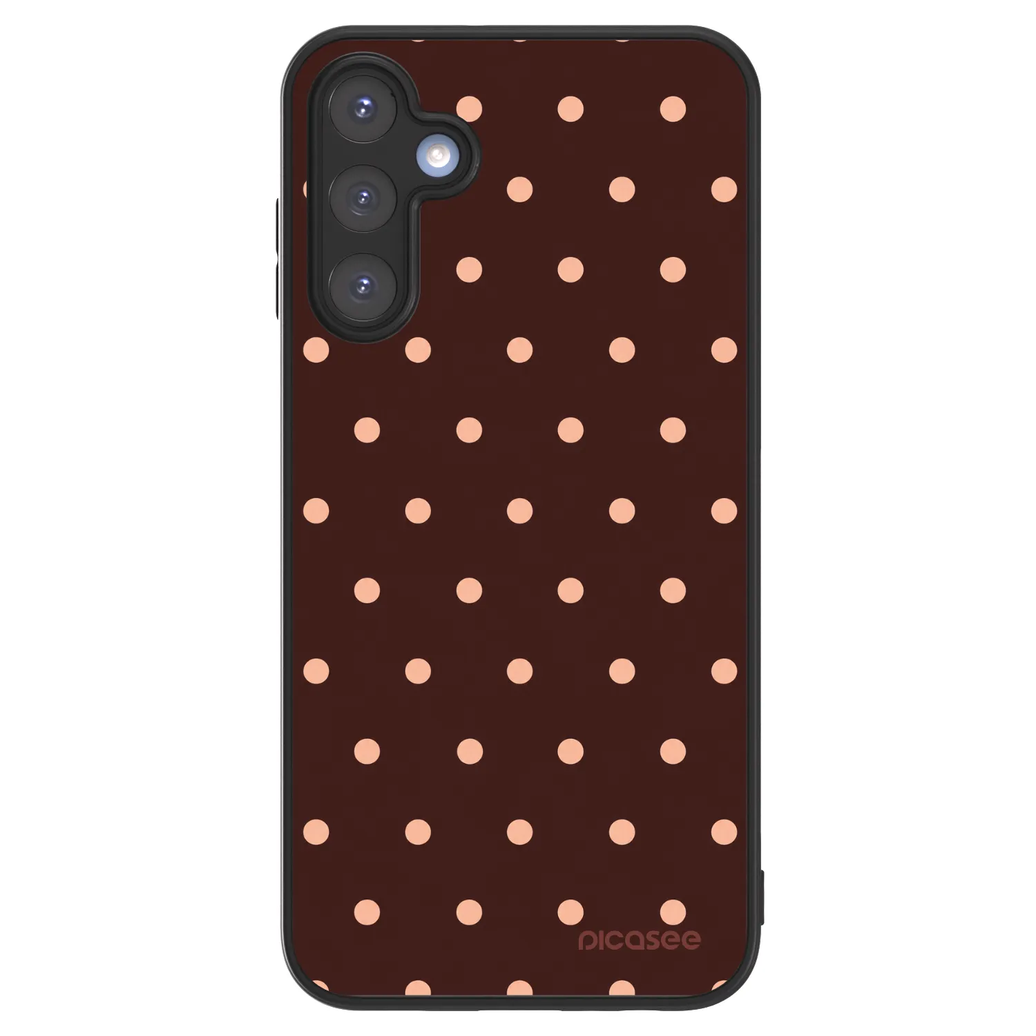 Picasee ULTIMATE CASE für Samsung Galaxy A15 A156B 5G - Peach Dots & Chocolate