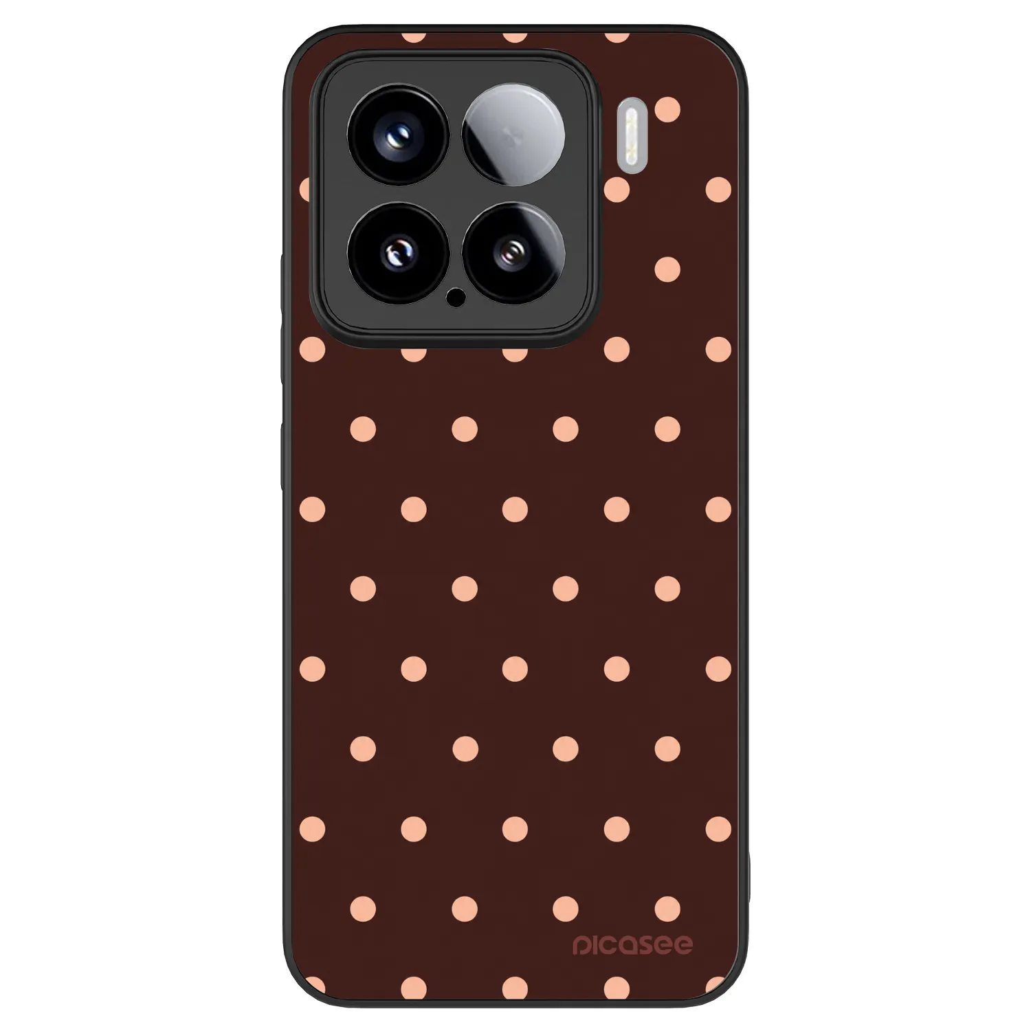 Picasee ULTIMATE CASE für Xiaomi 15 - Peach Dots & Chocolate