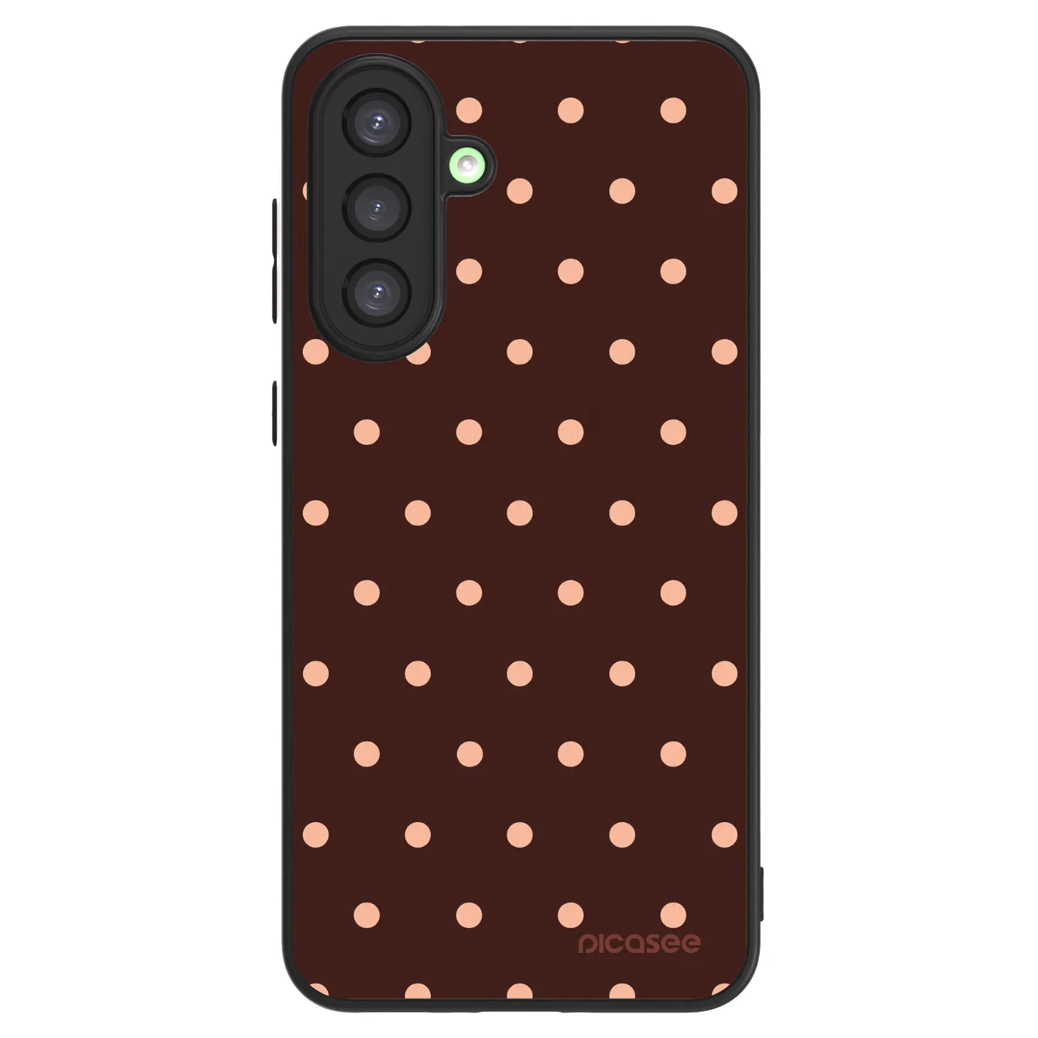 Picasee ULTIMATE CASE für Samsung Galaxy A26 5G A266B - Peach Dots & Chocolate
