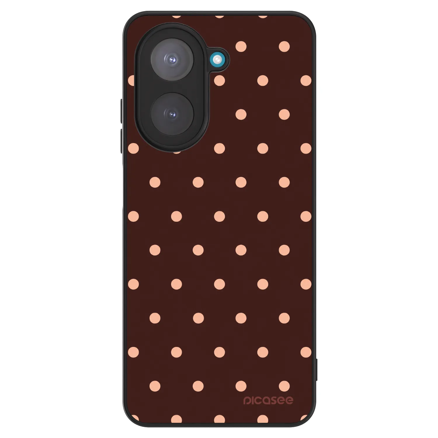 Picasee ULTIMATE CASE für Xiaomi Redmi A5 - Peach Dots & Chocolate