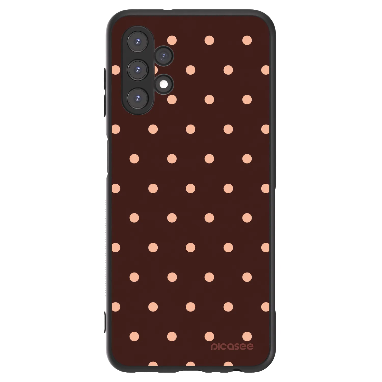 Picasee ULTIMATE CASE für Samsung Galaxy A13 5G - Peach Dots & Chocolate