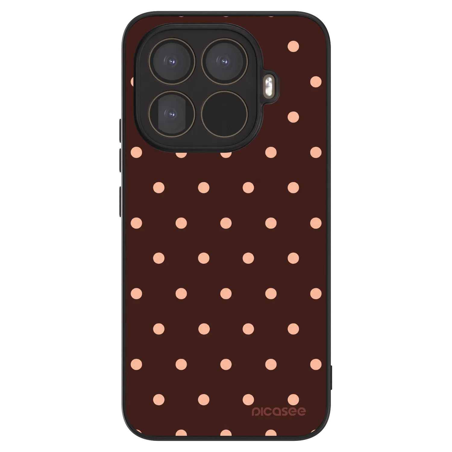 Picasee ULTIMATE CASE für Xiaomi 15T Pro - Peach Dots & Chocolate