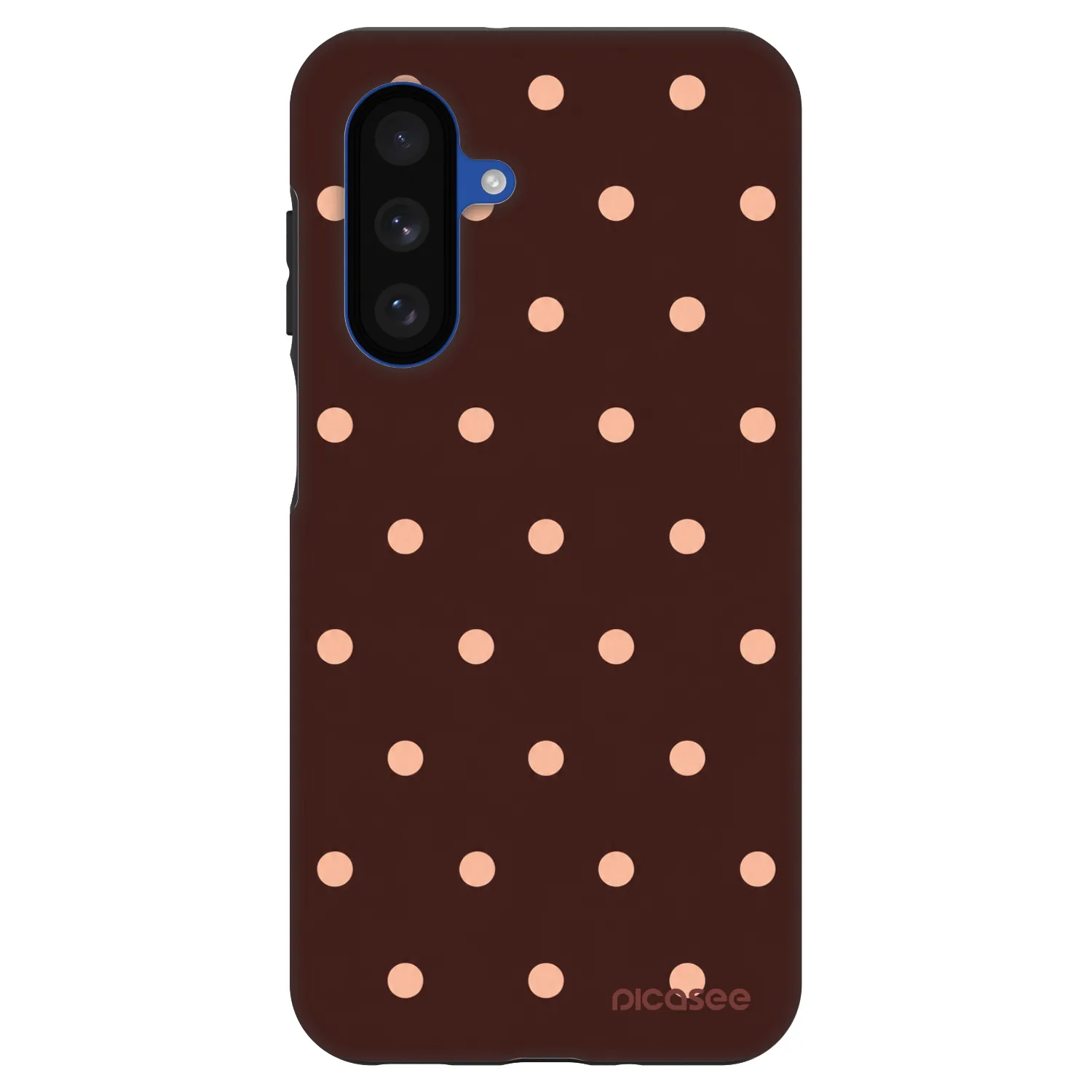 Picasee Fashion Case für Samsung Galaxy A17 5G - Peach Dots & Chocolate