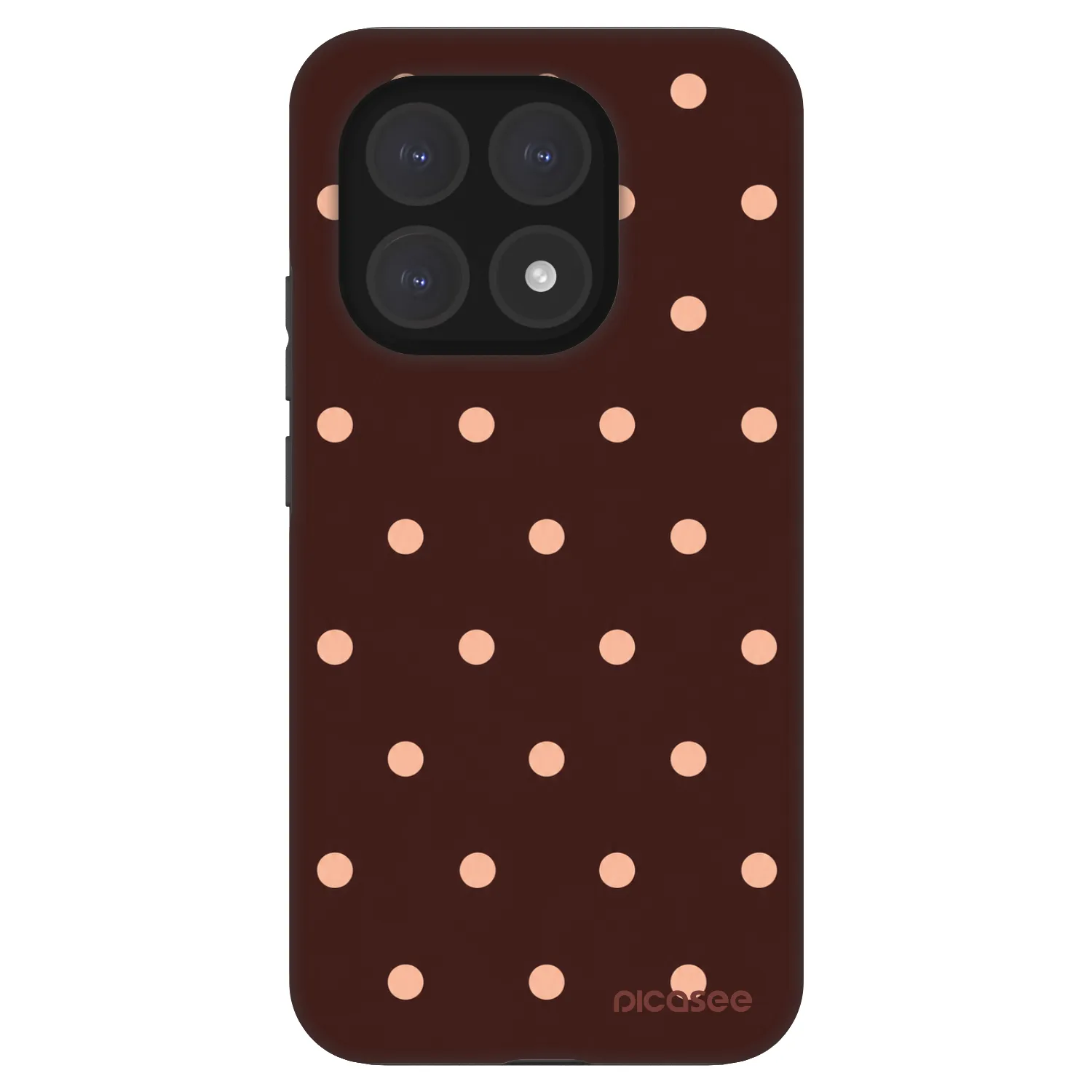 Picasee Fashion Case für Xiaomi 15T - Peach Dots & Chocolate