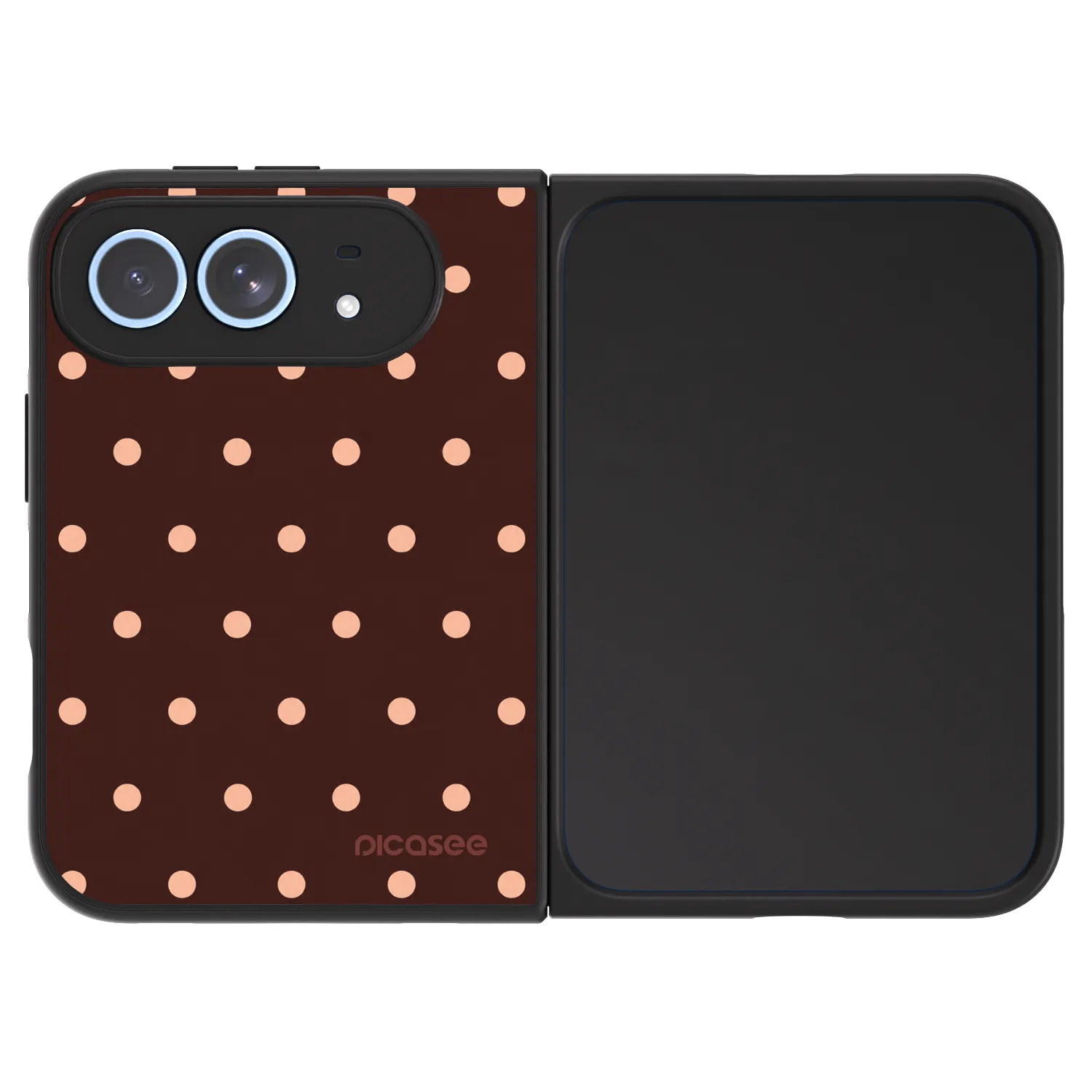 Picasee ULTIMATE CASE für Apple iPhone Duo - Peach Dots & Chocolate