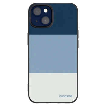 Picasee Apple iPhone 14 Hülle - Schwarzes Silikon - Coastal Blue