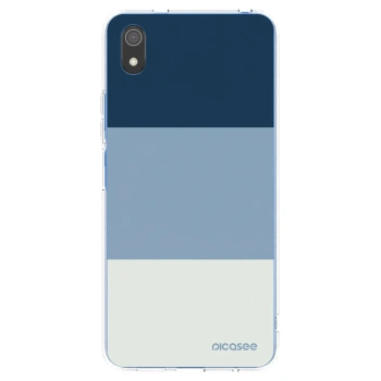 Picasee Xiaomi Redmi 7A Hülle - Transparentes Silikon - Coastal Blue