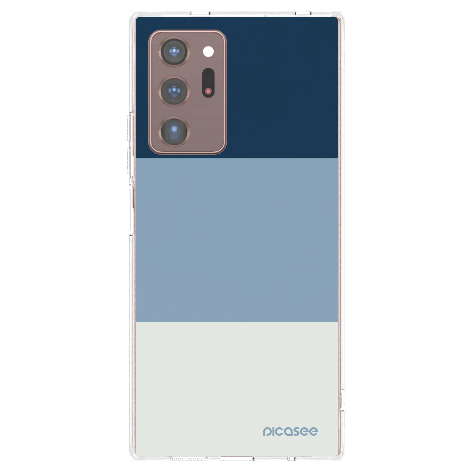 Picasee Samsung Galaxy Note 20 Ultra Hülle - Transparentes Silikon - Coastal Blue