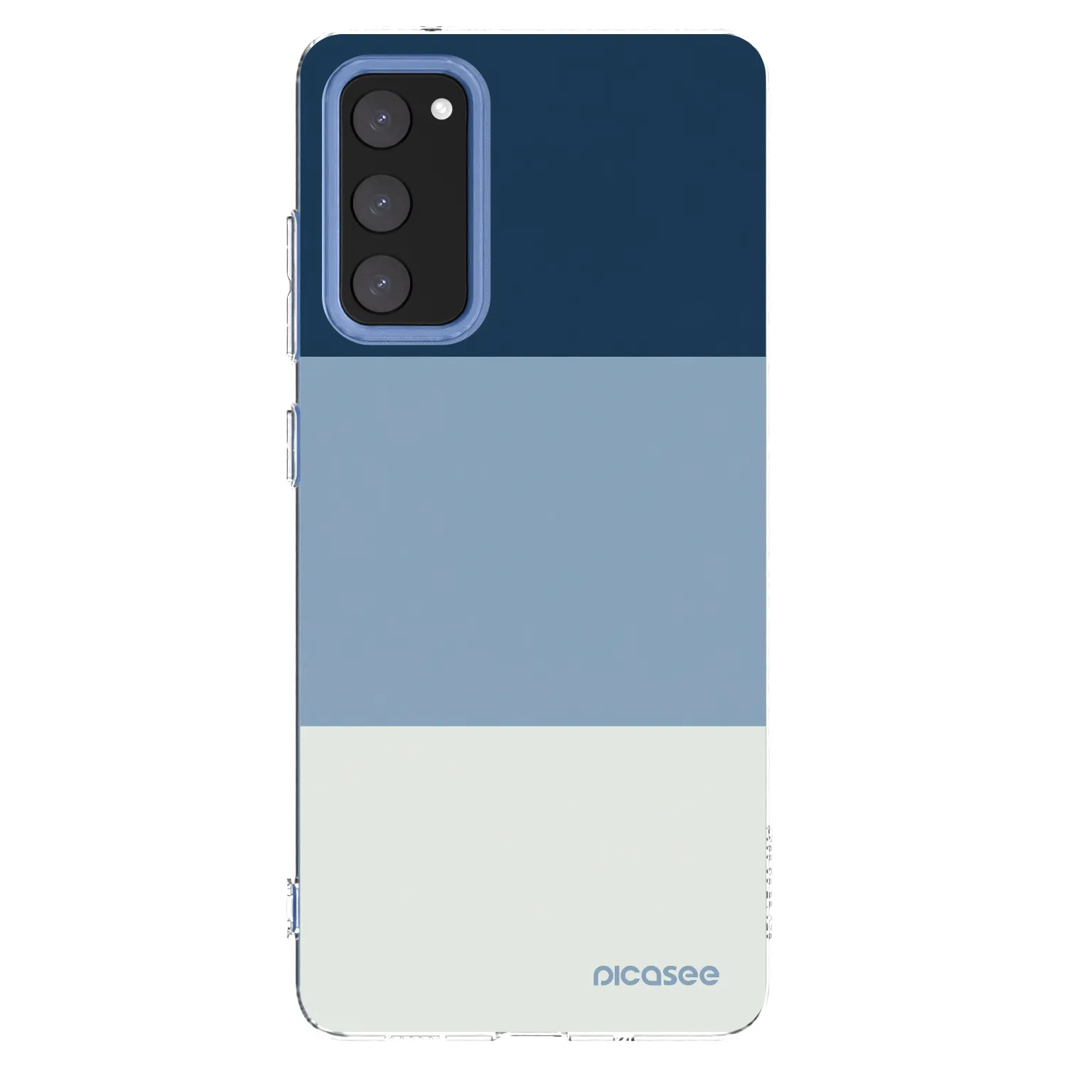 Picasee Samsung Galaxy S20 FE Hülle - Transparentes Silikon - Coastal Blue
