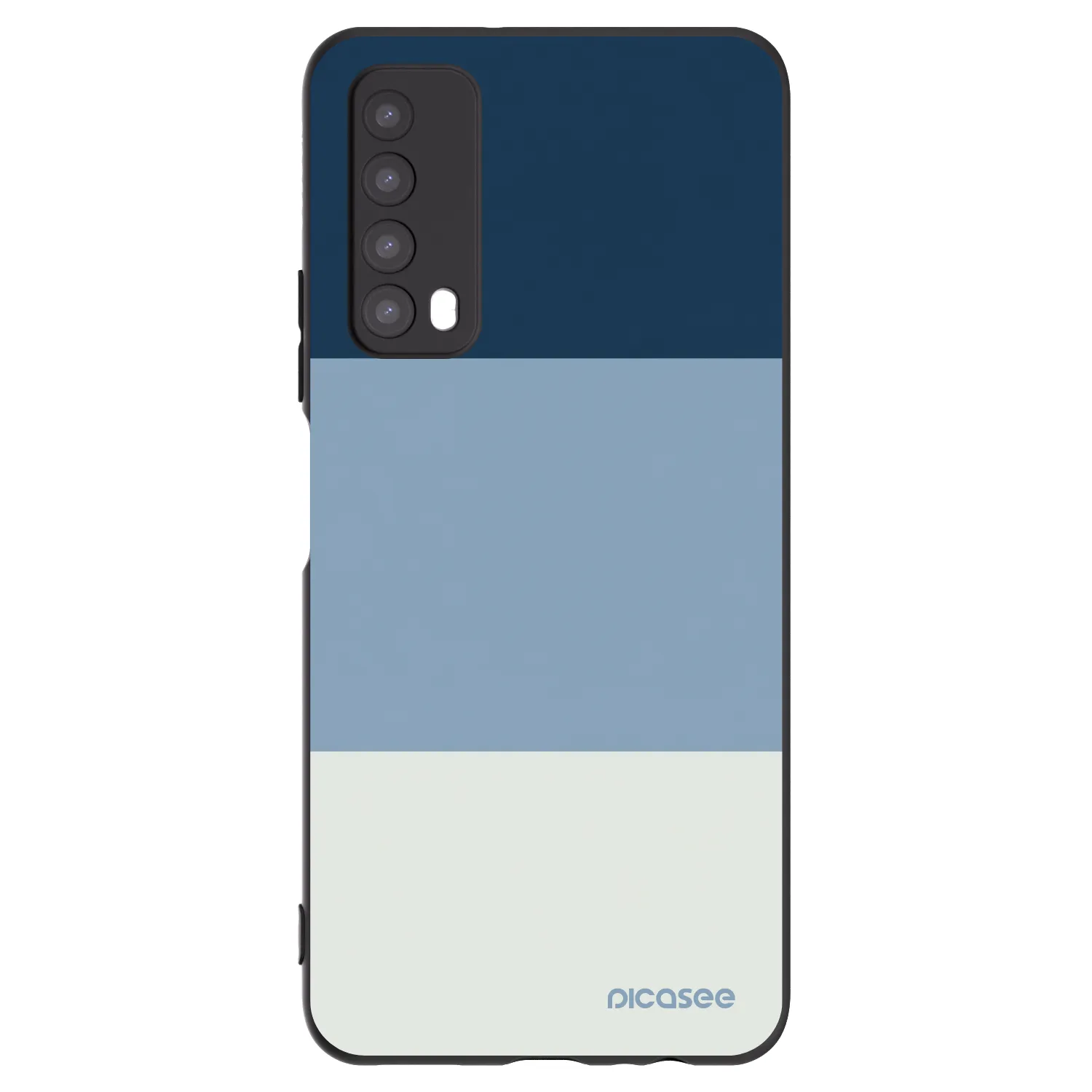 Picasee Huawei P Smart 2021 Hülle - Schwarzes Silikon - Coastal Blue