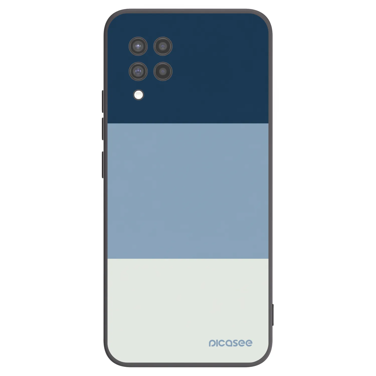 Picasee Samsung Galaxy A42 A426B Hülle - Schwarzes Silikon - Coastal Blue