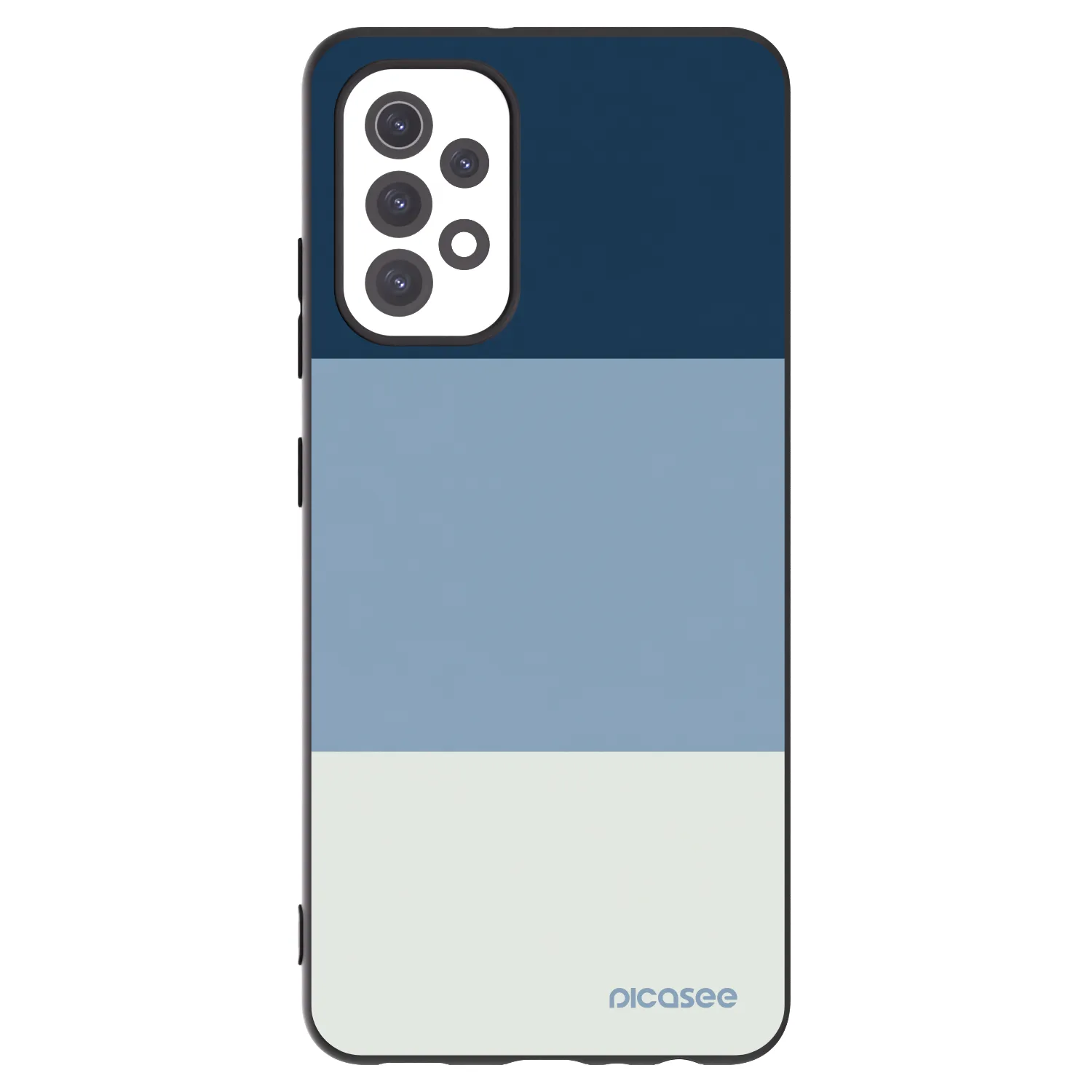 Picasee Samsung Galaxy A32 5G A326B Hülle - Schwarzes Silikon - Coastal Blue