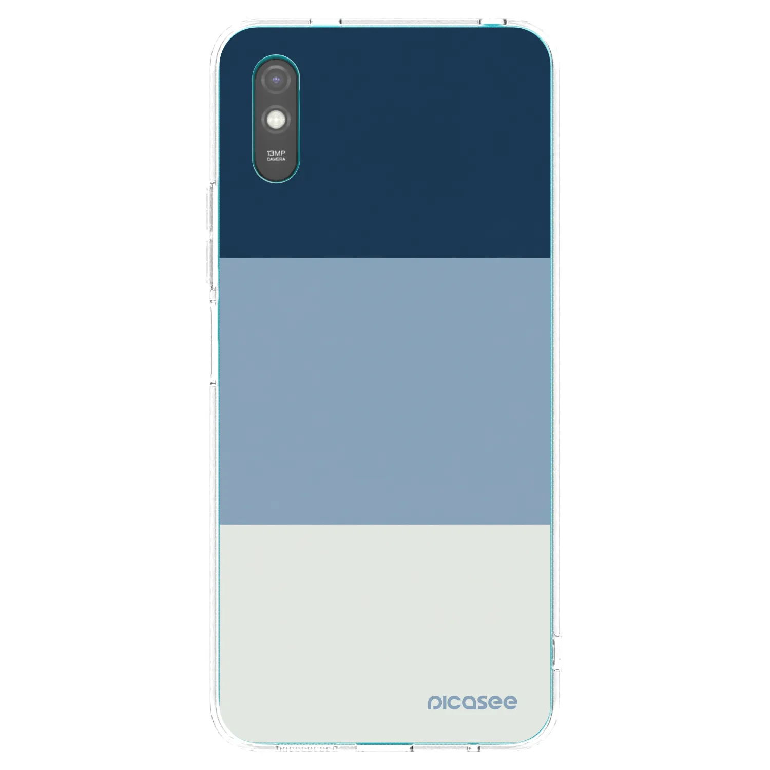 Picasee Xiaomi Redmi 9AT Hülle - Transparentes Silikon - Coastal Blue