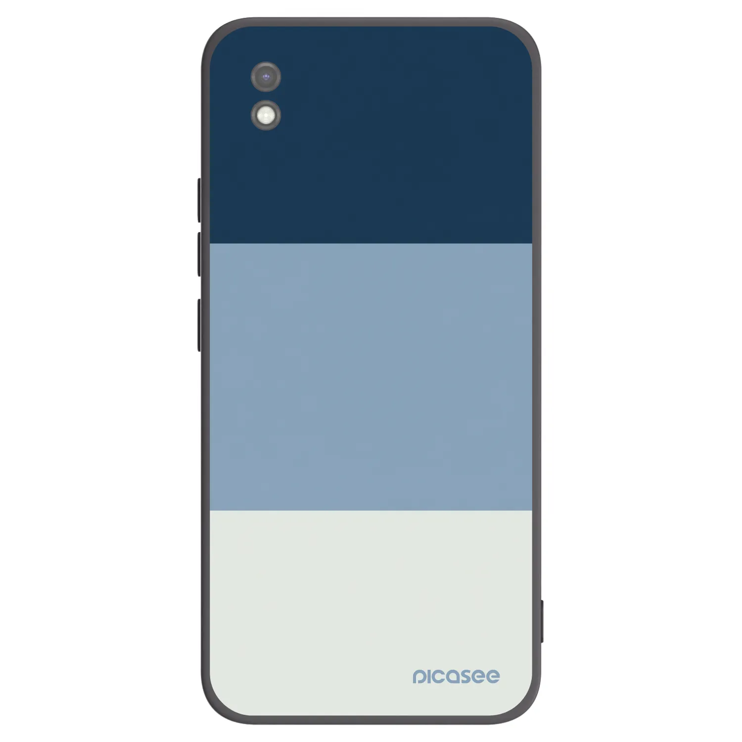 Picasee Xiaomi Redmi 9AT Hülle - Schwarzes Silikon - Coastal Blue