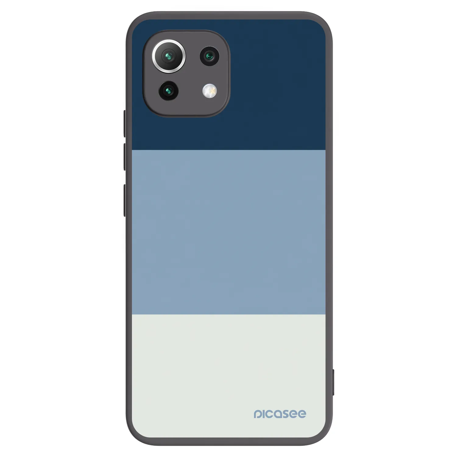 Picasee Xiaomi Mi 11 Lite Hülle - Schwarzes Silikon - Coastal Blue
