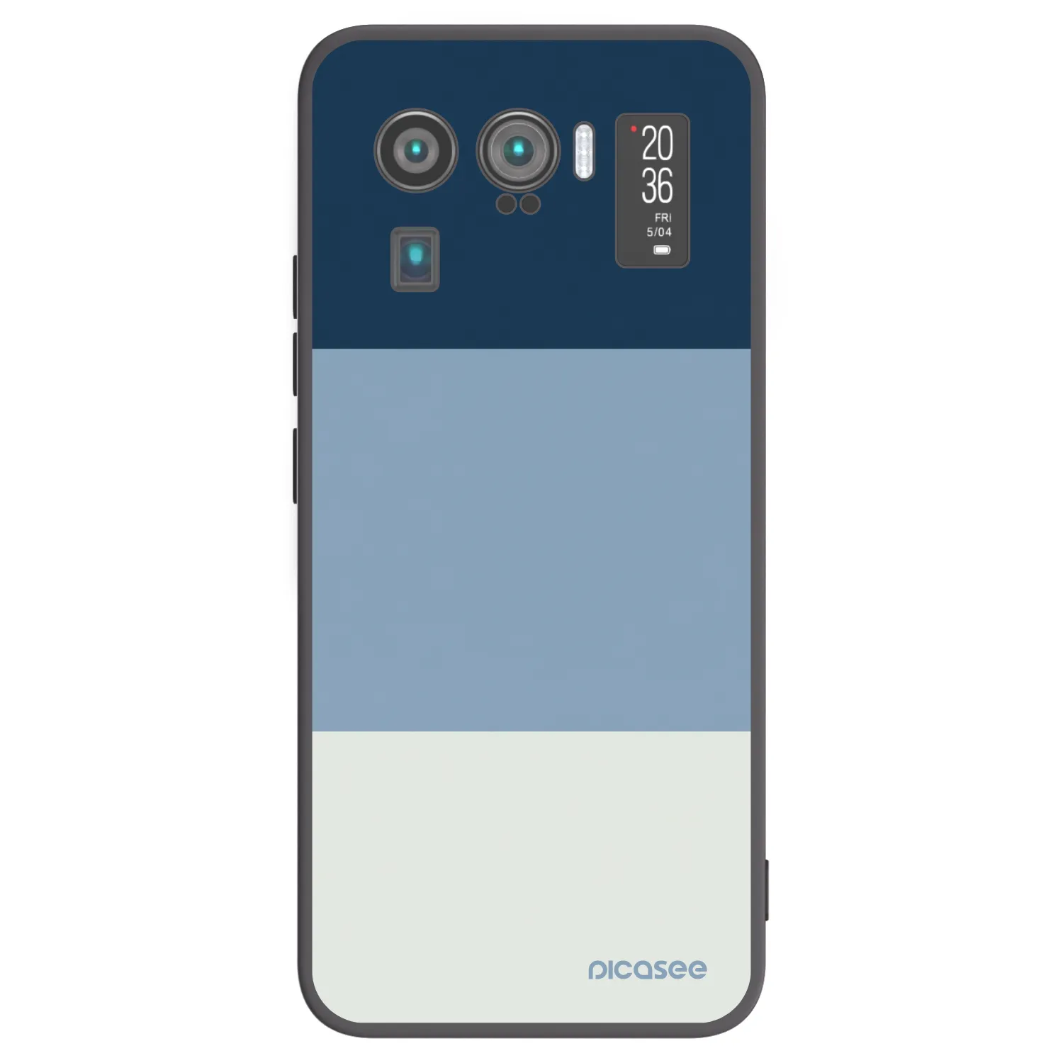 Picasee Xiaomi Mi 11 Ultra Hülle - Schwarzes Silikon - Coastal Blue