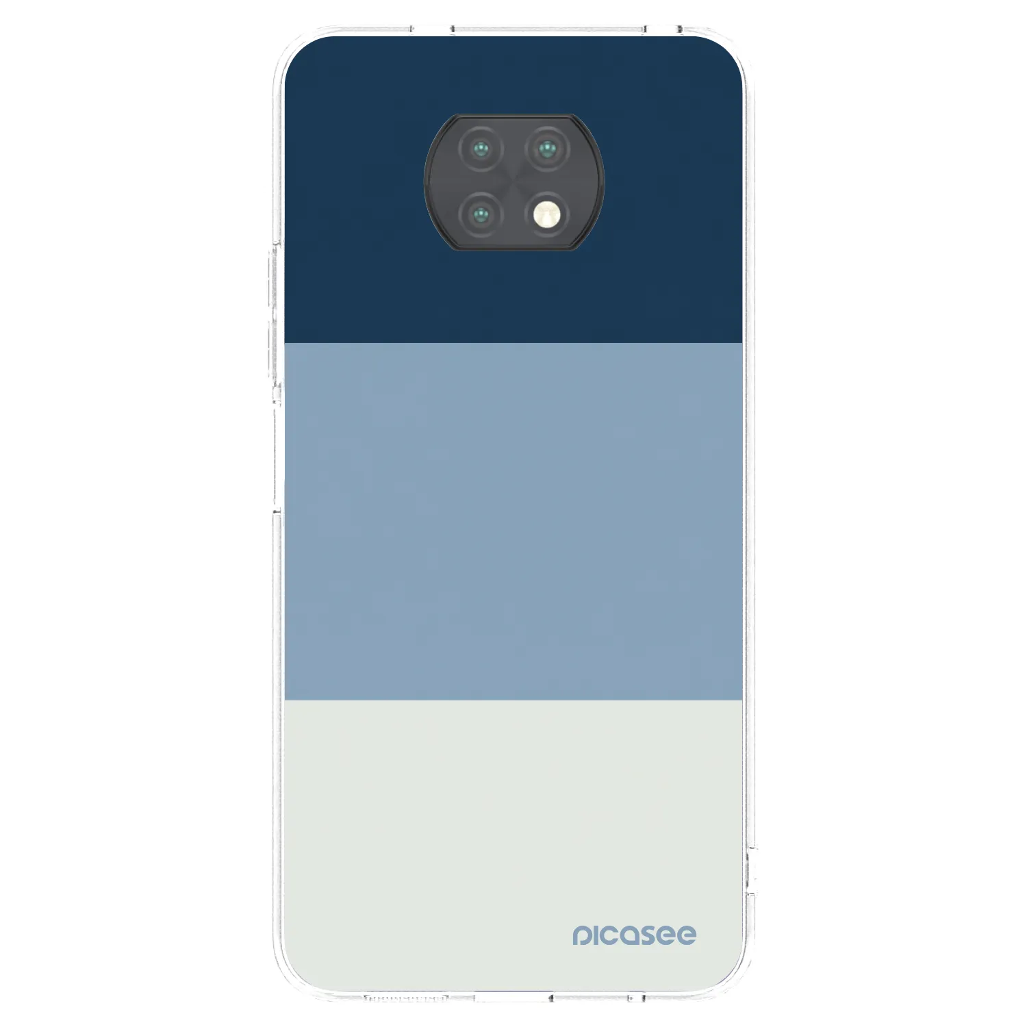 Picasee Xiaomi Redmi Note 9T Hülle - Transparentes Silikon - Coastal Blue