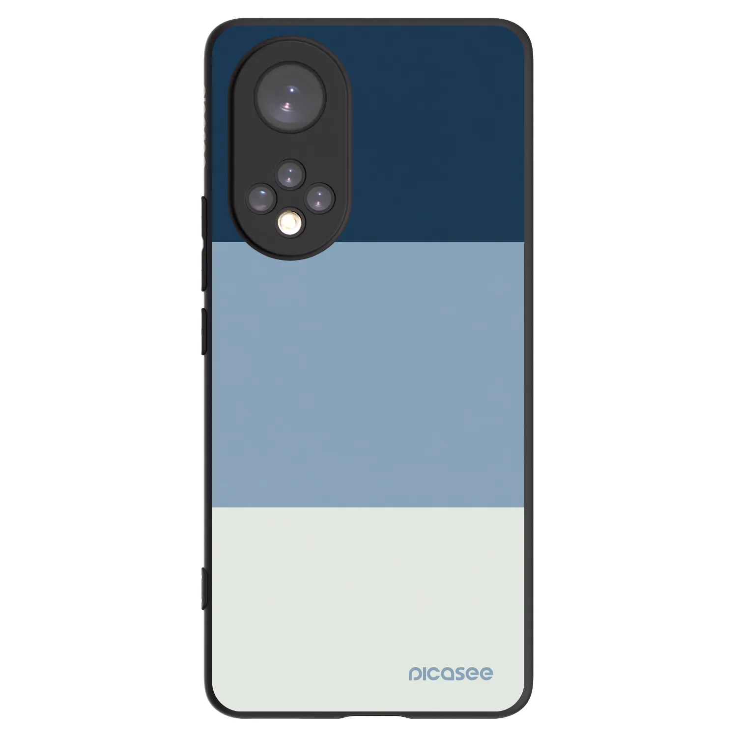 Picasee Honor 50 5G Hülle - Schwarzes Silikon - Coastal Blue